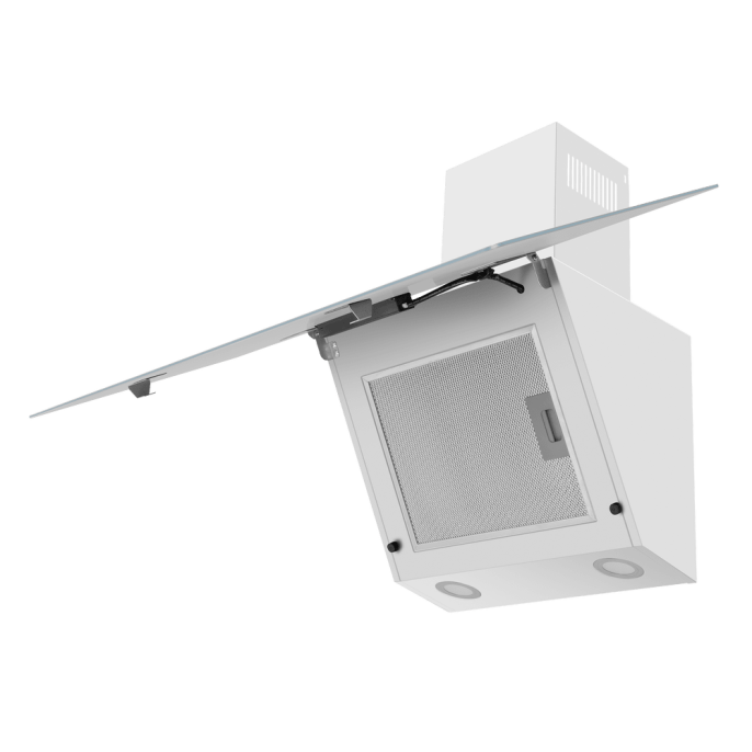 Кухонная вытяжка MAUNFELD EAGLE 850 90 Glass белый