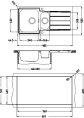 Мойка для кухни Alveus Line Maxim 10 (Satin)