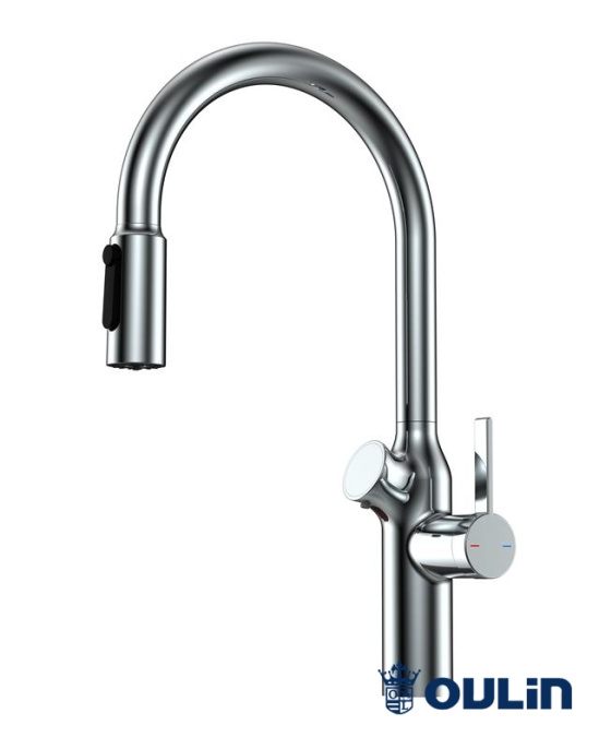 Смеситель для кухни Oulin OL-8018 Chrome
