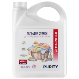 Гель для стирки детский для цветного белья Maunfeld Baby Purity 4800г MVM4800BCL