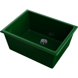 Мойка для кухни Omoikiri Okinoshima 61-U/I RG-GLOSSY royal green глянцевый