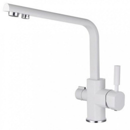 Смеситель Kaiser Decor 40144-10 белый под фильтр для кухни