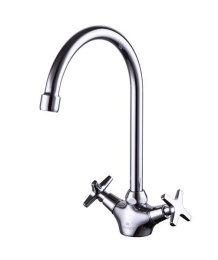 Смеситель Kaiser Crystal 28133 для кухни хром