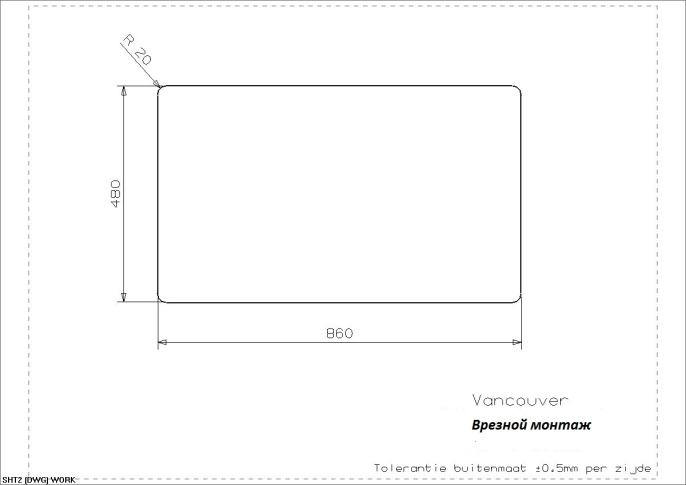 Мойка для кухни Reginox Vancouver LUX KGOKG (pallet)