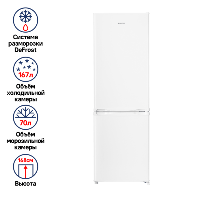 Холодильник MAUNFELD MFF170W