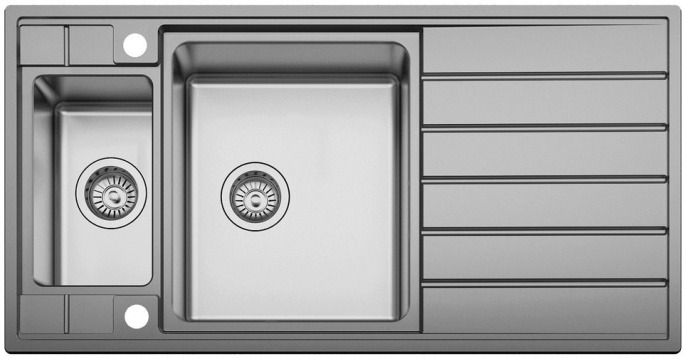 Мойка для кухни Seaman Eco Roma SMR-9750B2, вентиль-автомат