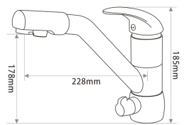 Смеситель для кухни Seaman Barcelone SSL-5361 Sun золотой