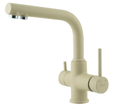 Смеситель для кухни Lemark Comfort LM3061PBG бежевый