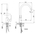 Смеситель для кухни Lemark Plus Grace LM1505C
