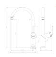 Смеситель для кухни Lemark Minima LM3805C