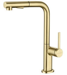 Смеситель для кухни Paulmark Neo Ne214419-LG светлое  золото