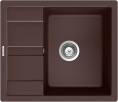 Мойка для кухни Schock Optima 45D Cristalite мокка