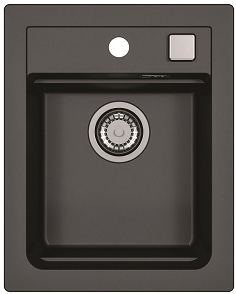 Мойка для кухни Alveus Atrox 10 Carbon G91, клапан-автомат