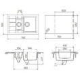 Мойка для кухни Schock Aster 60D Cristalite саббиа